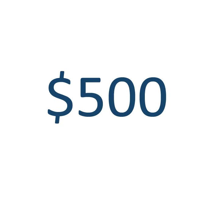 Cupón de regalo de $500 mxn